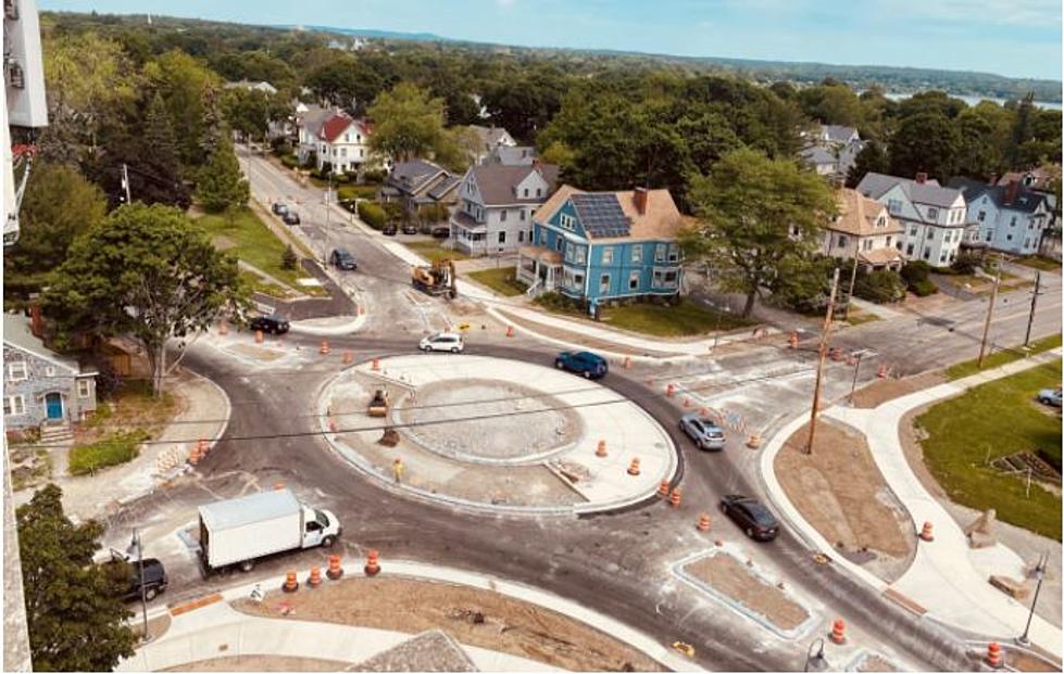 Portland's Only Traffic Roundabout is Now Open Near USM