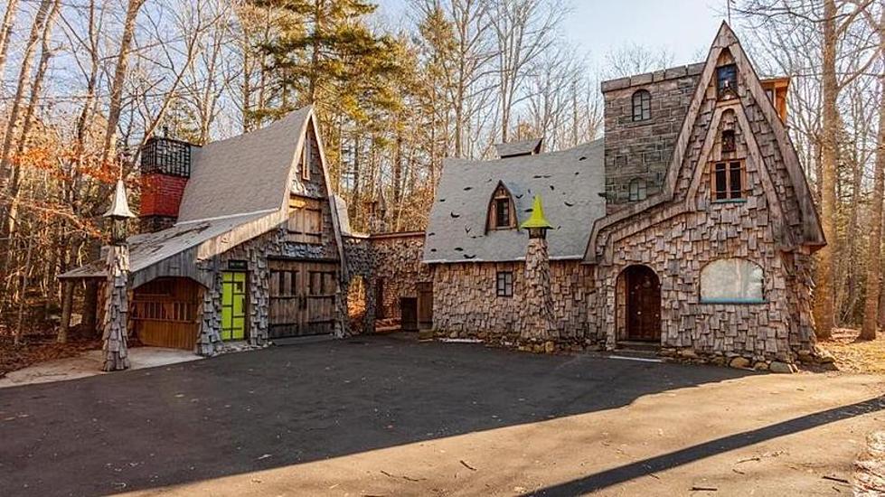 PICS: This Storybook Home in Boothbay Is One Crazy Unique Home For Sale
