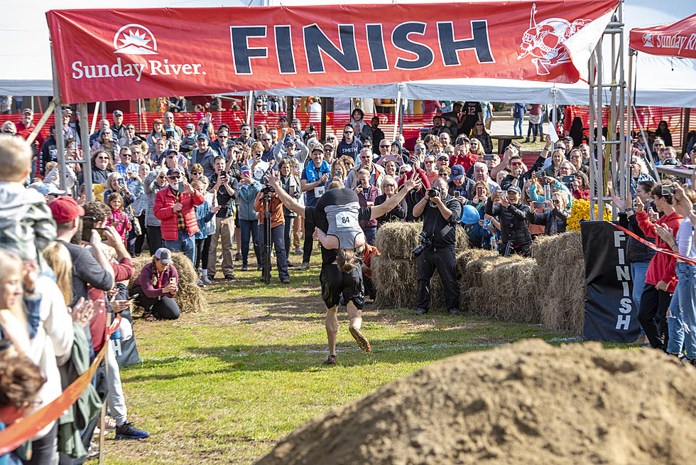 Winning Couple Makes History at Sunday River’s Wife Carrying Championship