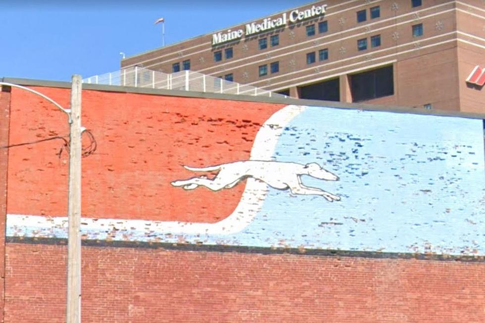 A Portland, Maine Landmark is Coming Down &#8211; Say Goodbye to the Greyhound Mural