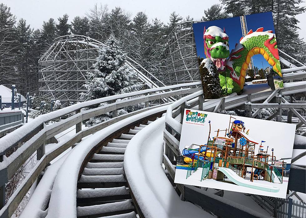 These 17 Photos Reveal How Amazing Maine’s Funtown Splashtown Looks Covered in Snow