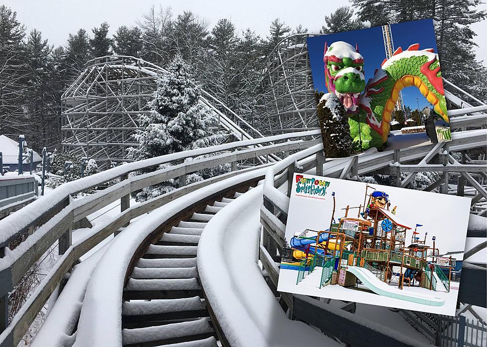 17 Photos Display Maine’s Funtown Splashtown Covered in Snow