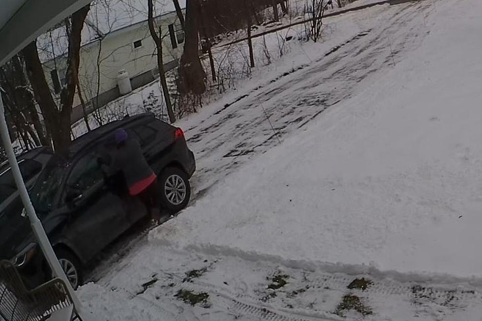 Our Nest Cam Captured an Accident That My Girlfriend Had With Her Car Door