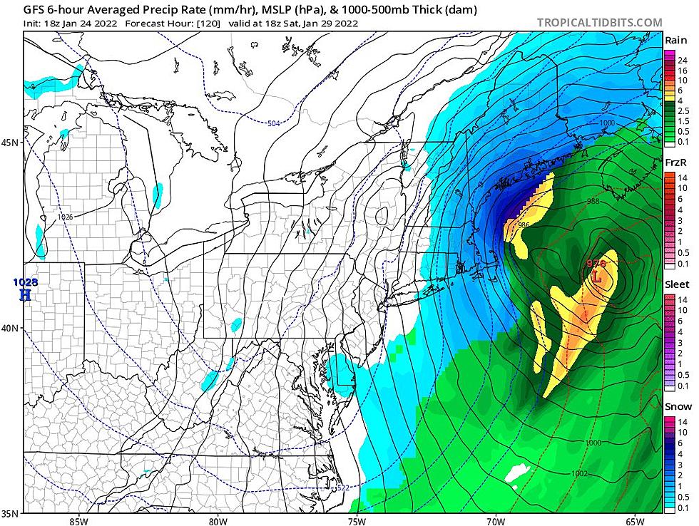 Maine Could Get Buried Under a Foot of Snow With a Storm Saturday