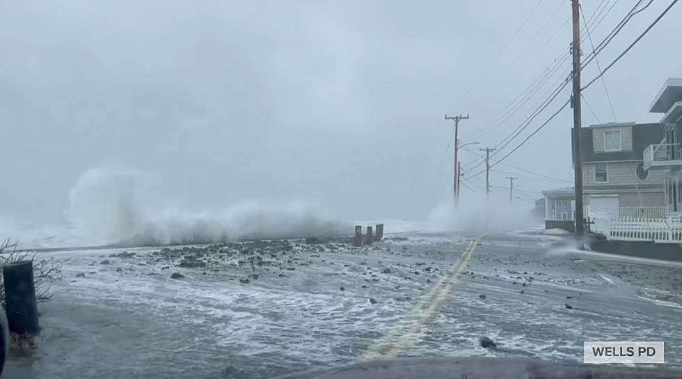 Videos Capture Insane Storm Surge During High Tide in Southern Maine