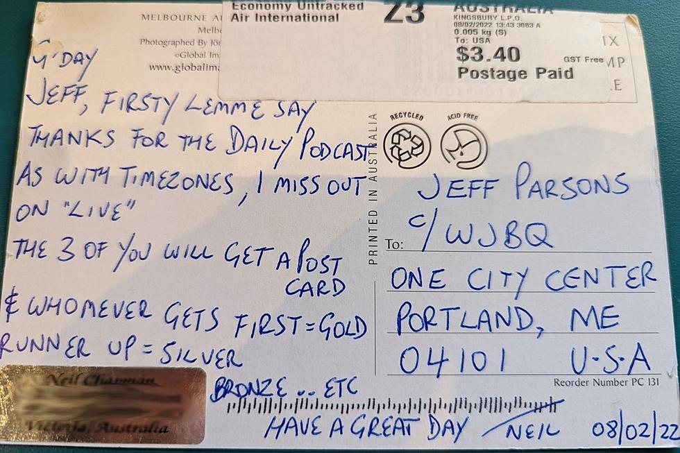 Q Morning Show Fan From Australia Sends Us a Postcard