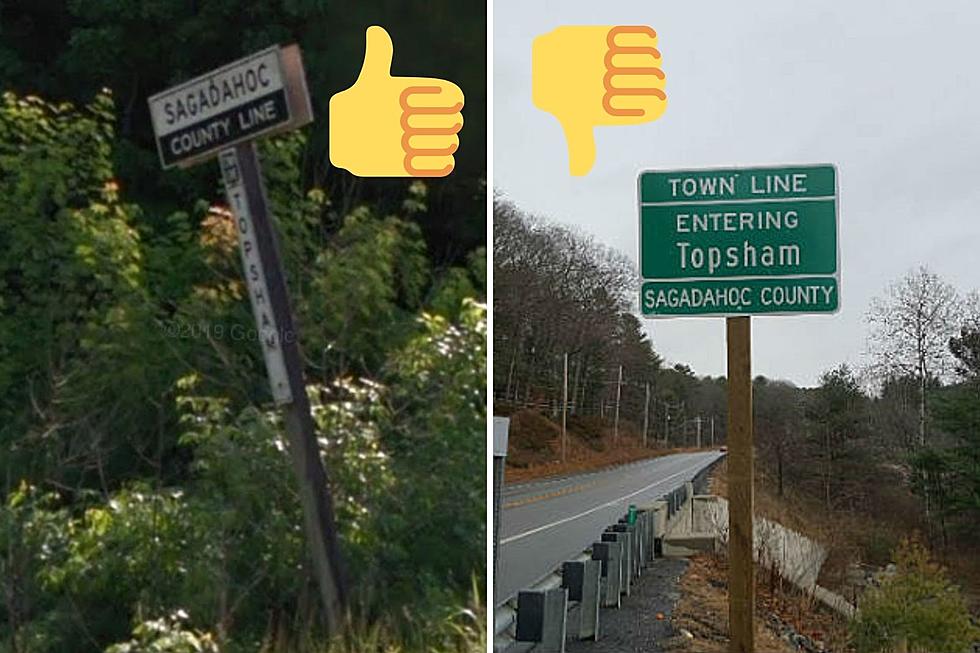 I Really Miss the Classic Vertical Maine Town Line Signs – What Happened?