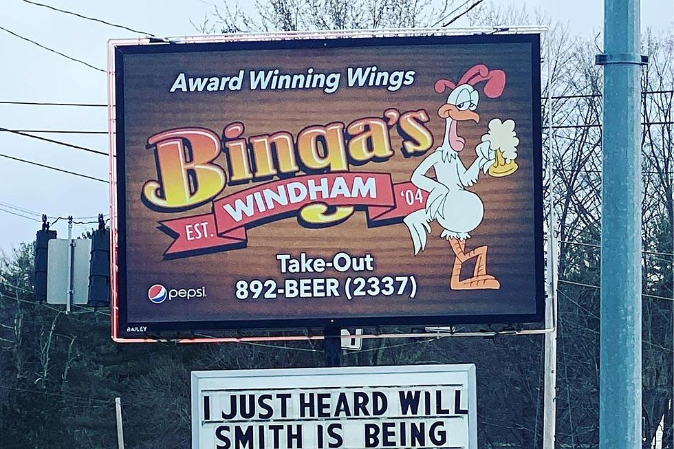 Binga's Sign in Windham Hilariously Chimes in on The Slappening
