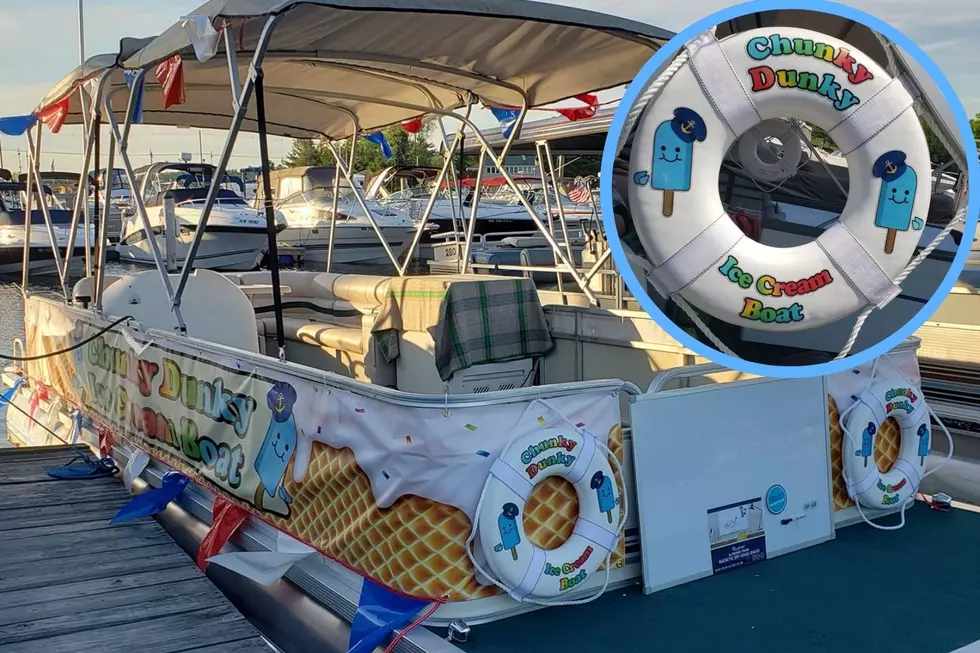 Maine Ice Cream Boat Chunky Dunky is Back for Another Season on Long Lake