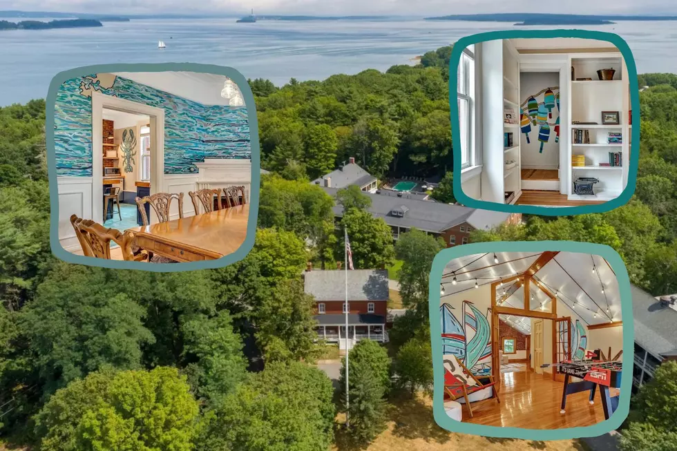 Historic Maine Island Home on Diamond Cove Is Covered in Murals