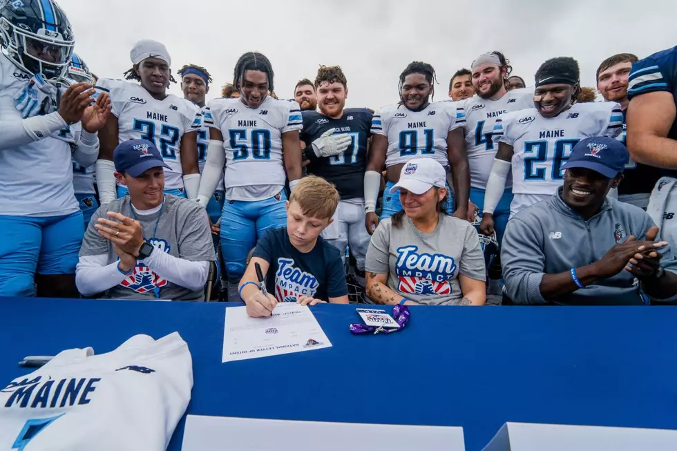 This 11-Year-Old Officially Joined the University of Maine Football Team