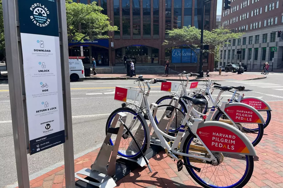 First 5 Stations of the New Bike Sharing Program in Portland, Maine, Are Here