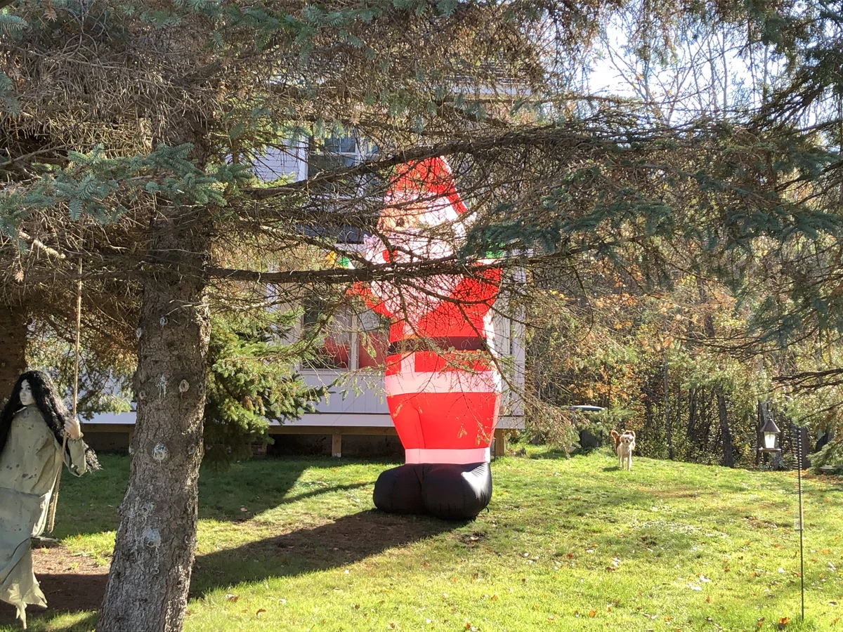 Avez-vous des décorations de Noël comme cette maison de Falmouth ?