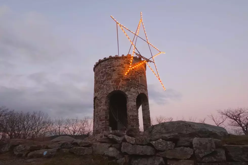 Iconic Star Shines Bright Again on Mount Battie in Camden, Maine, for the Holiday Season