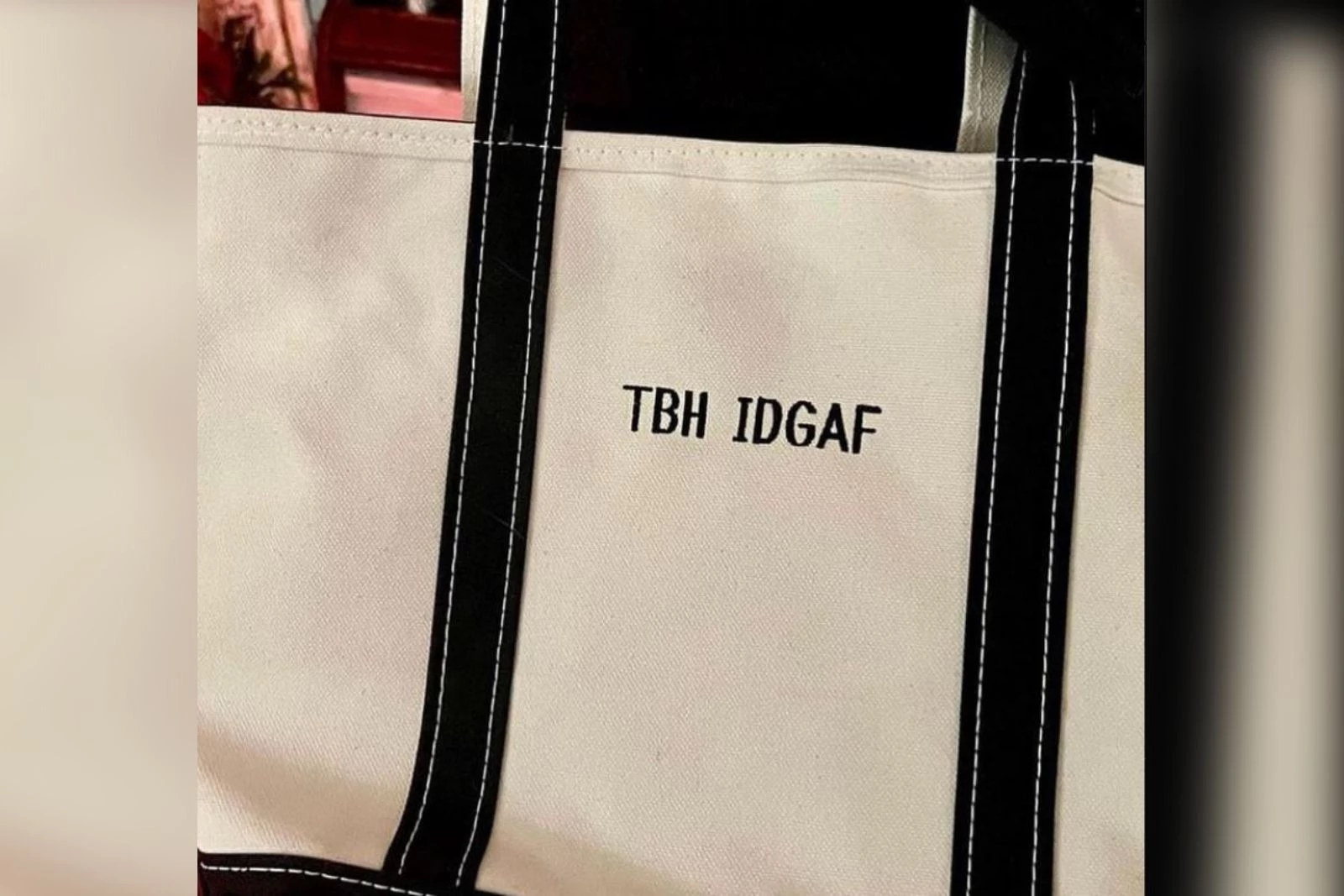 Instagram Page of L.L. Bean Boat and Totes With Funny Monograms