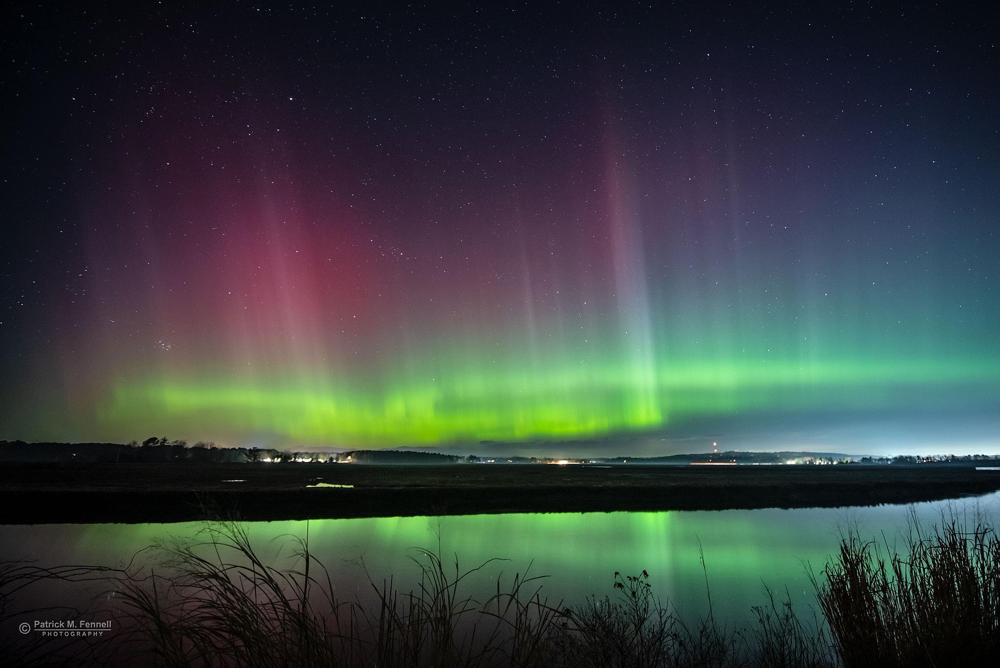 Stunning Photos and Video of Aurora Lights in Scarborough, Maine