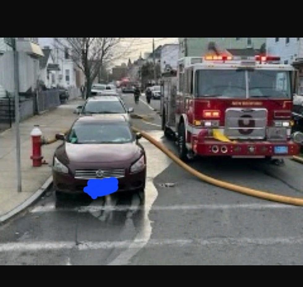 Mass Fire Crew Goes Through Idiot's Car Windows to Get to Hydrant