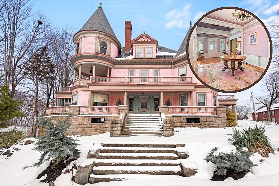 Look Inside This Pink Mansion for Sale in Massachusetts 