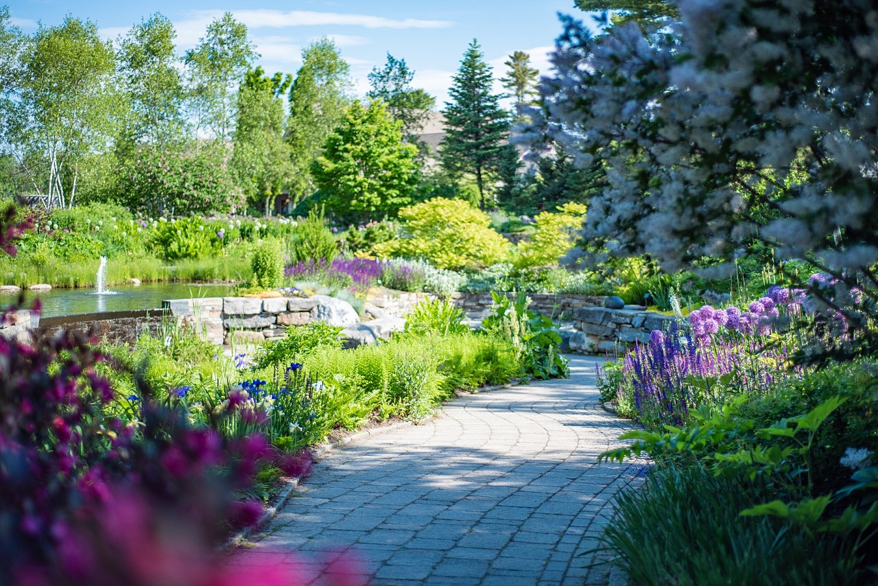 I went crazy over the Botanical Gardens in Boothbay Harbor Maine