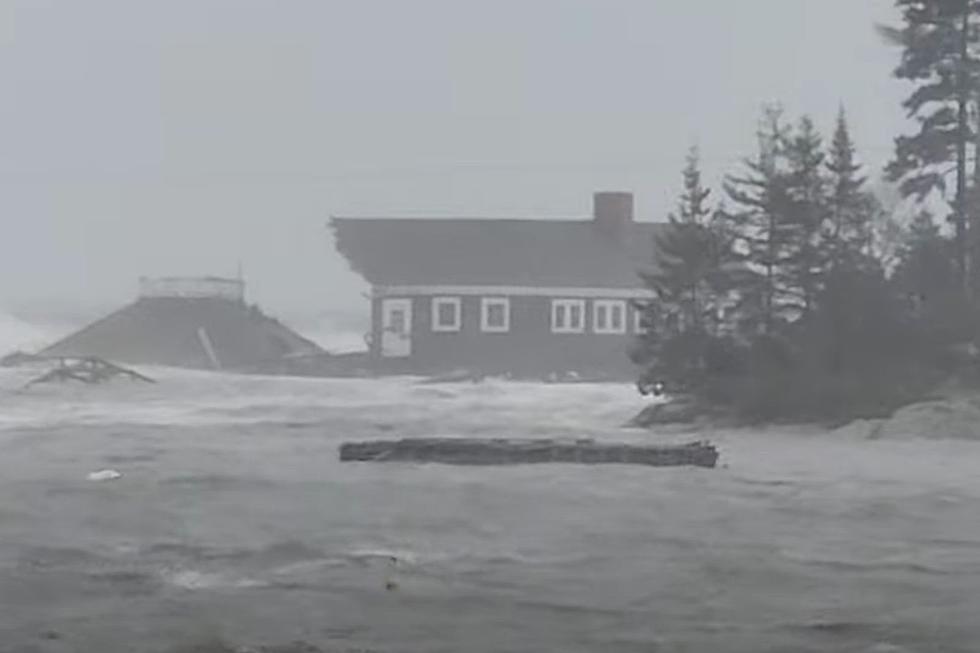 WATCH: Jaw-Dropping Video Shows Maine House Floating in the Water During the Storm