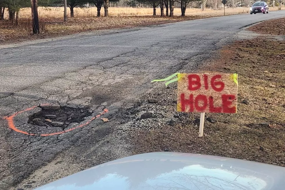 Pothole Season is Here in Maine, and This One is a ‘Big Hole’