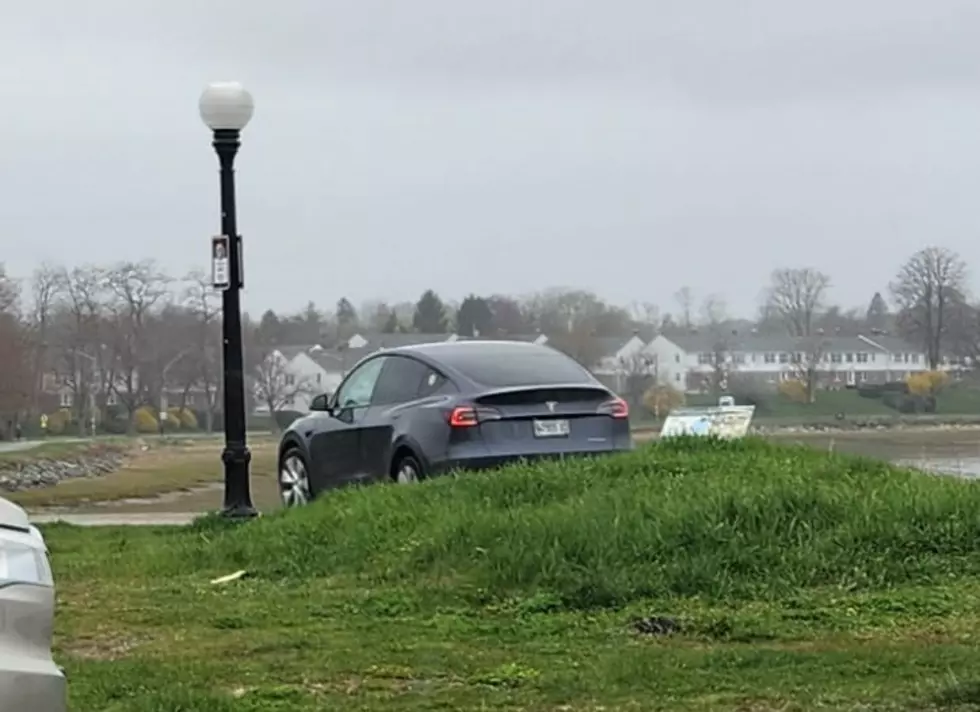Did Anyone Else Witness This Tesla Possibly Driving Itself Along the Grass in Portland, Maine?