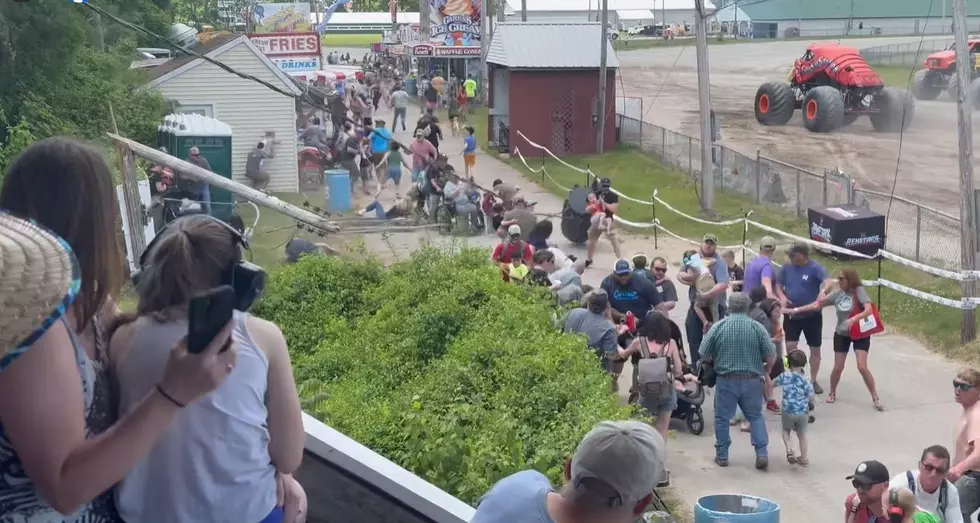 VIDEO: Scary Moments at Topsham, Maine, Monster Truck Show