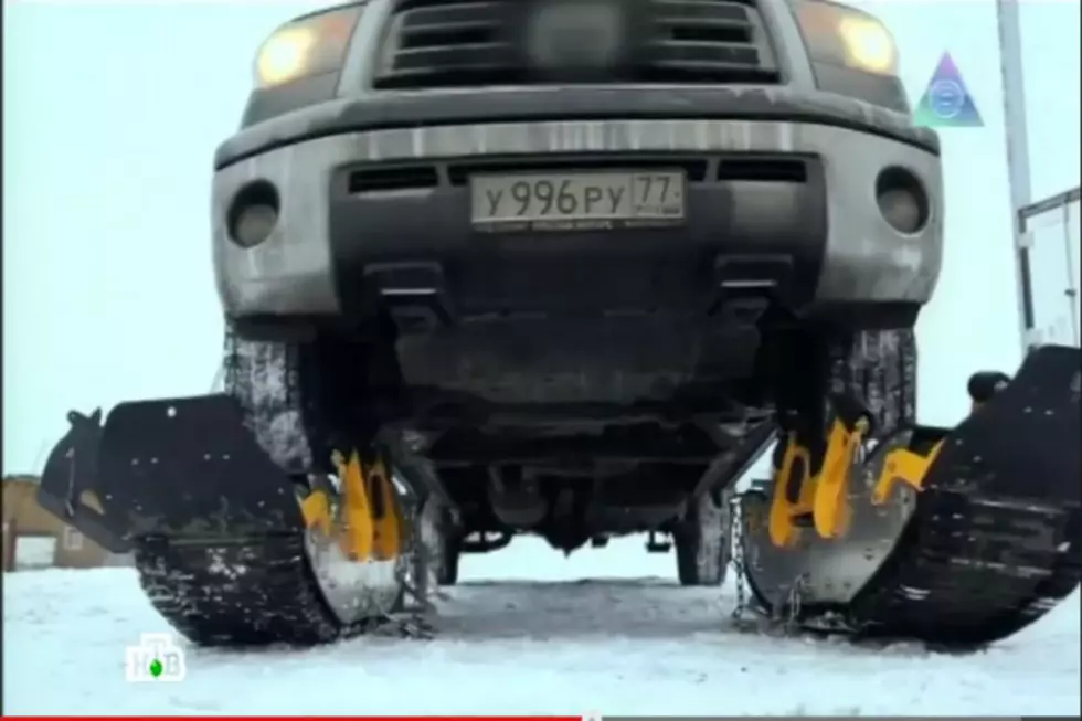 Turn Your Truck into a Snowmobile [VIDEO]