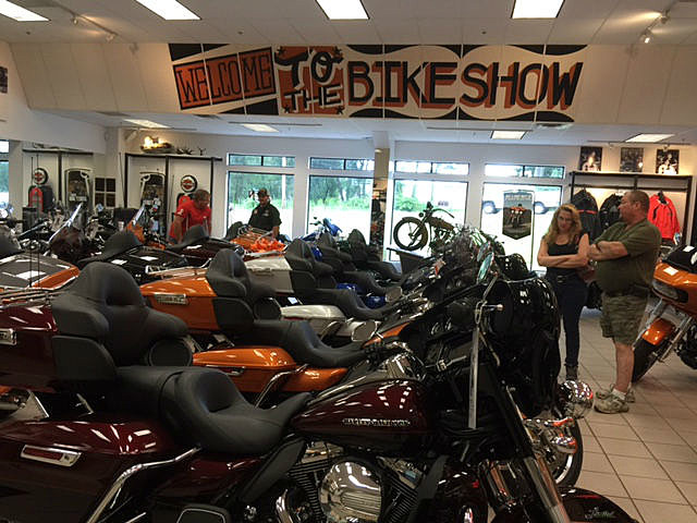 Show Room at Big Moose Harley