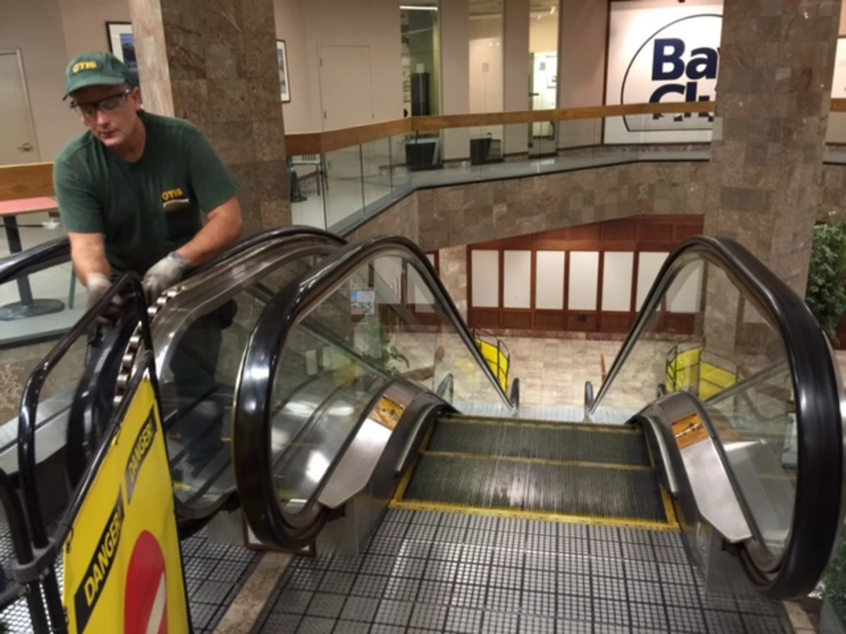 broken escalator