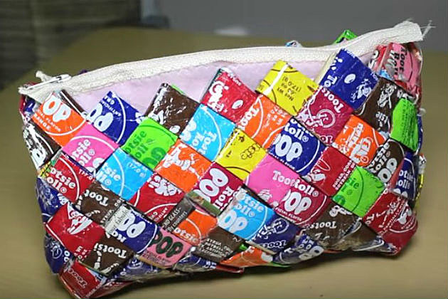 Candy wrapper purse