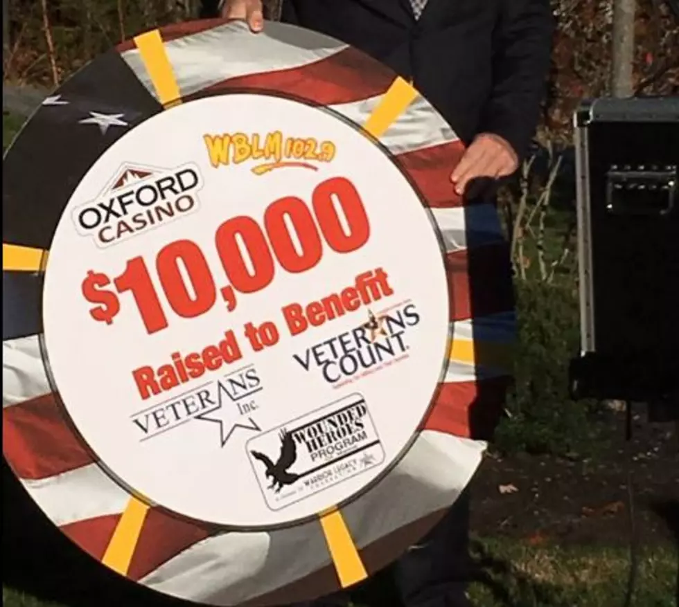 Oxford Casino and Blimpsters Raise $10,000 for Maine Veterans