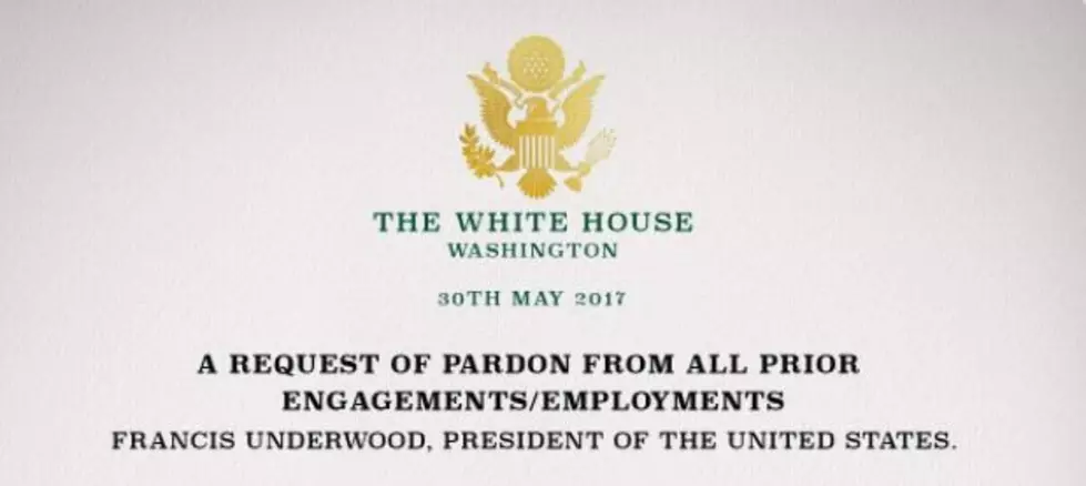President Underwood Gives Mainers a Presidential Pardon