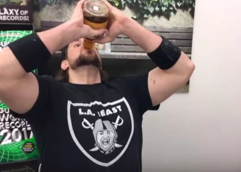 Man Breaks Maple Syrup Speed Chugging World Record [VIDEO]