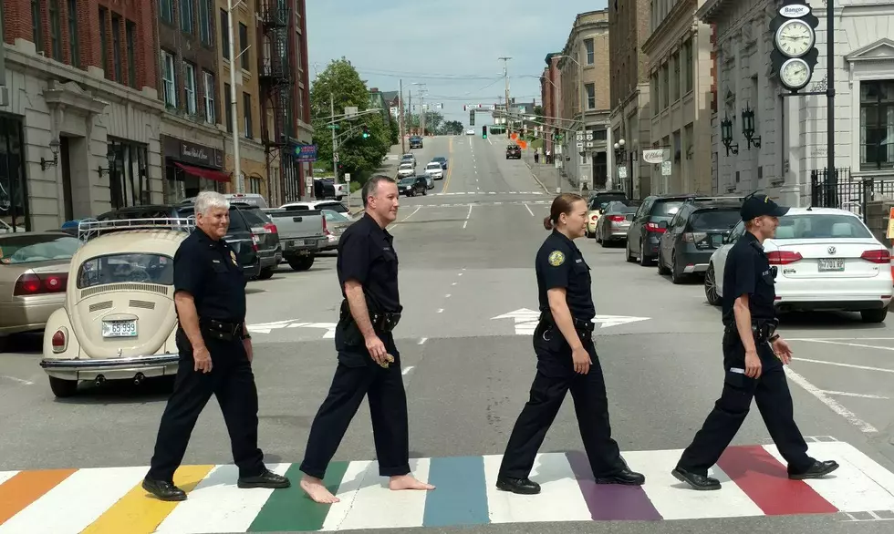 Bangor Police Recreate Beatles 