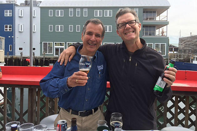 Sam Adams Founder, Jim Koch, Wet Our Whistles During the WBLM Morning Show!