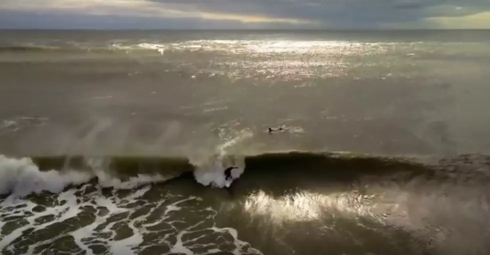 This Drone Video of Mainers Surfing During The Nor&#8217;easter Is Awesome