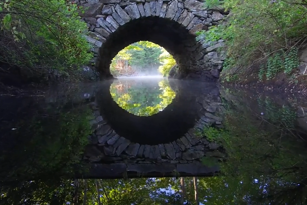 WATCH: Historic Maine Stone Arch Bridge Is Magical
