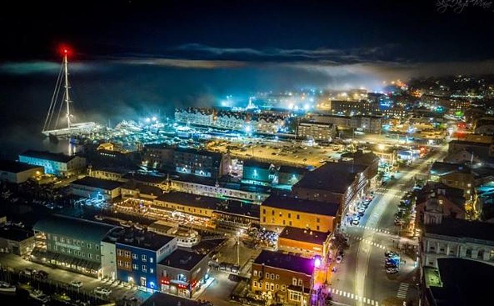 This Drone Video of A Foggy Night Above The Old Port Is Awesome