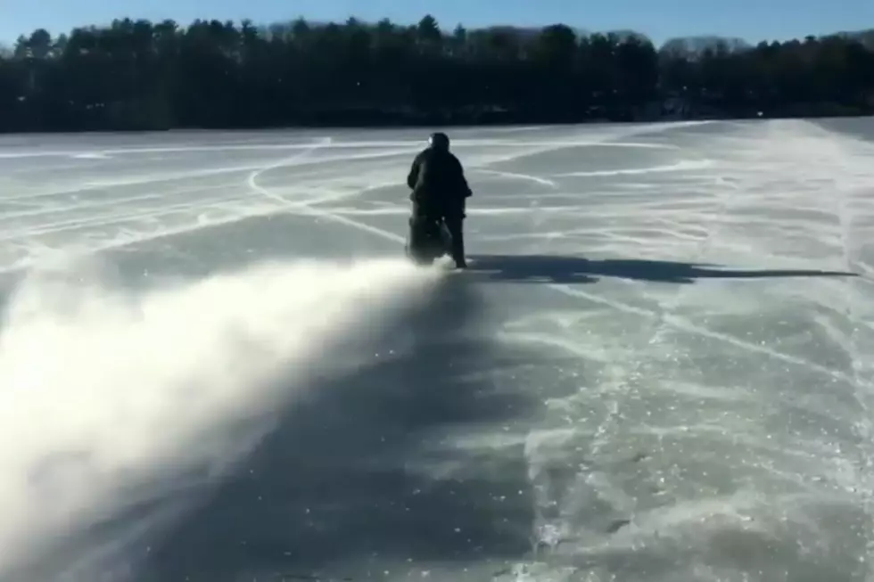 WATCH: Extreme Maine Ice Cycling