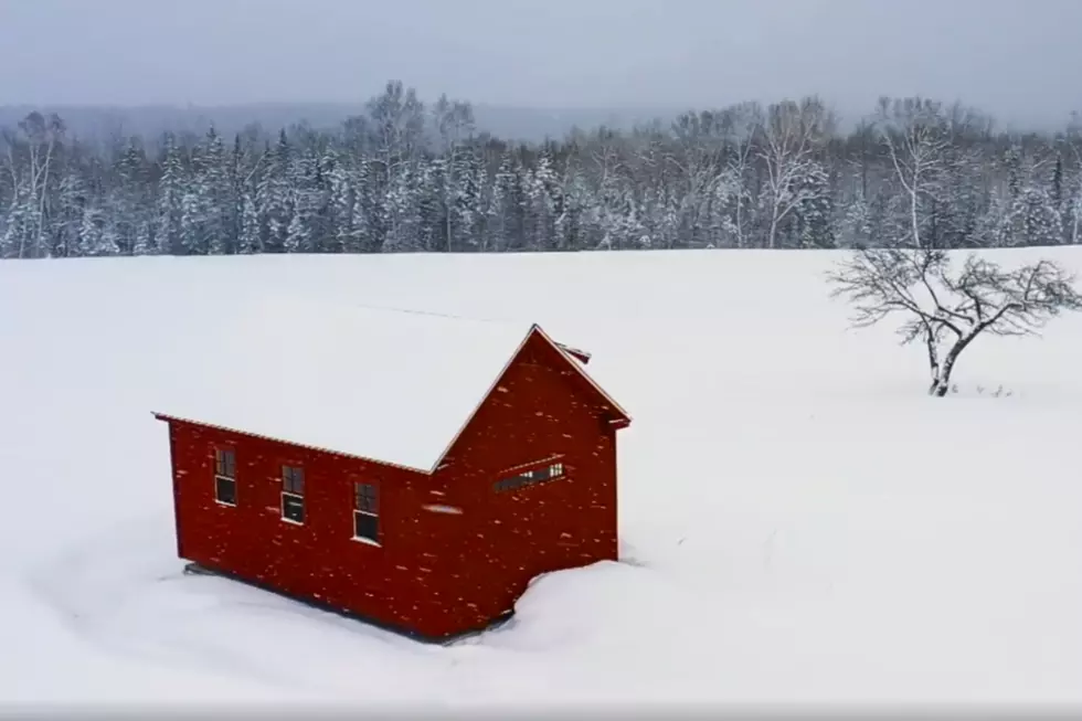 WATCH: Magical Maine Snow Globe From Above