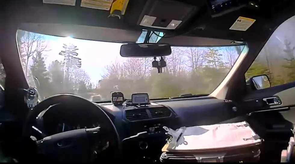 Watch A Truck Ram A Maine Police Cruiser During A Chase