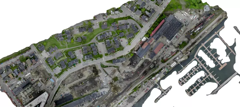 Check Out These WIld Drone Shots of Portland Fore Street Construction