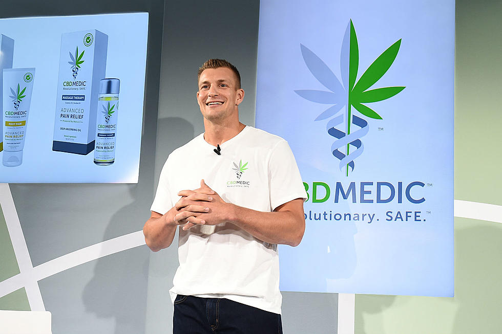 Gronk Promotes CBD, Talks Football: Watch His News Conference