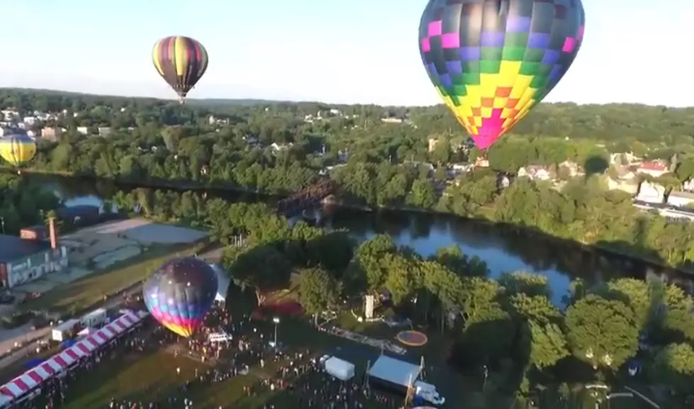 Beautiful Drone Video of Great Falls Festival Balloon Launch