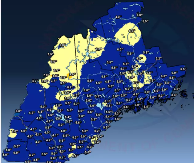Here Are Maine Snowfall Totals from Saturday&#8217;s Storm