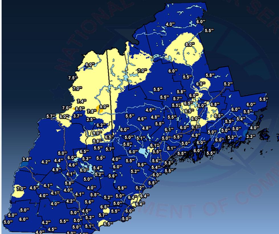 Here Are Maine Snowfall Totals from Saturday’s Storm