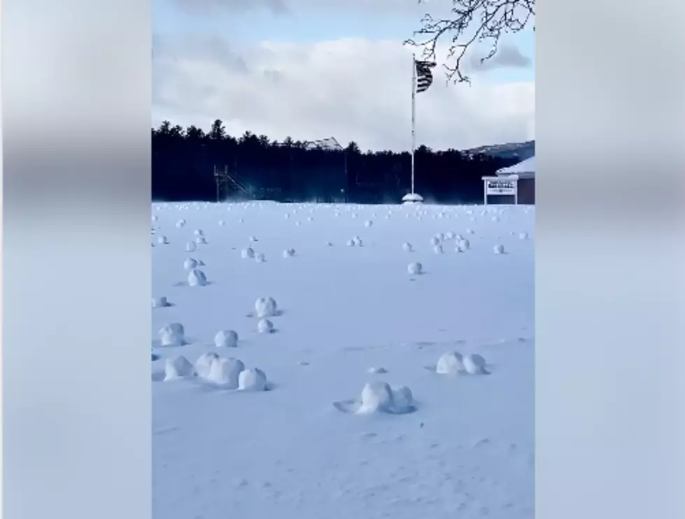 Wicked Cool: Big Snowballs In Maine Said To Be Made By The Wind