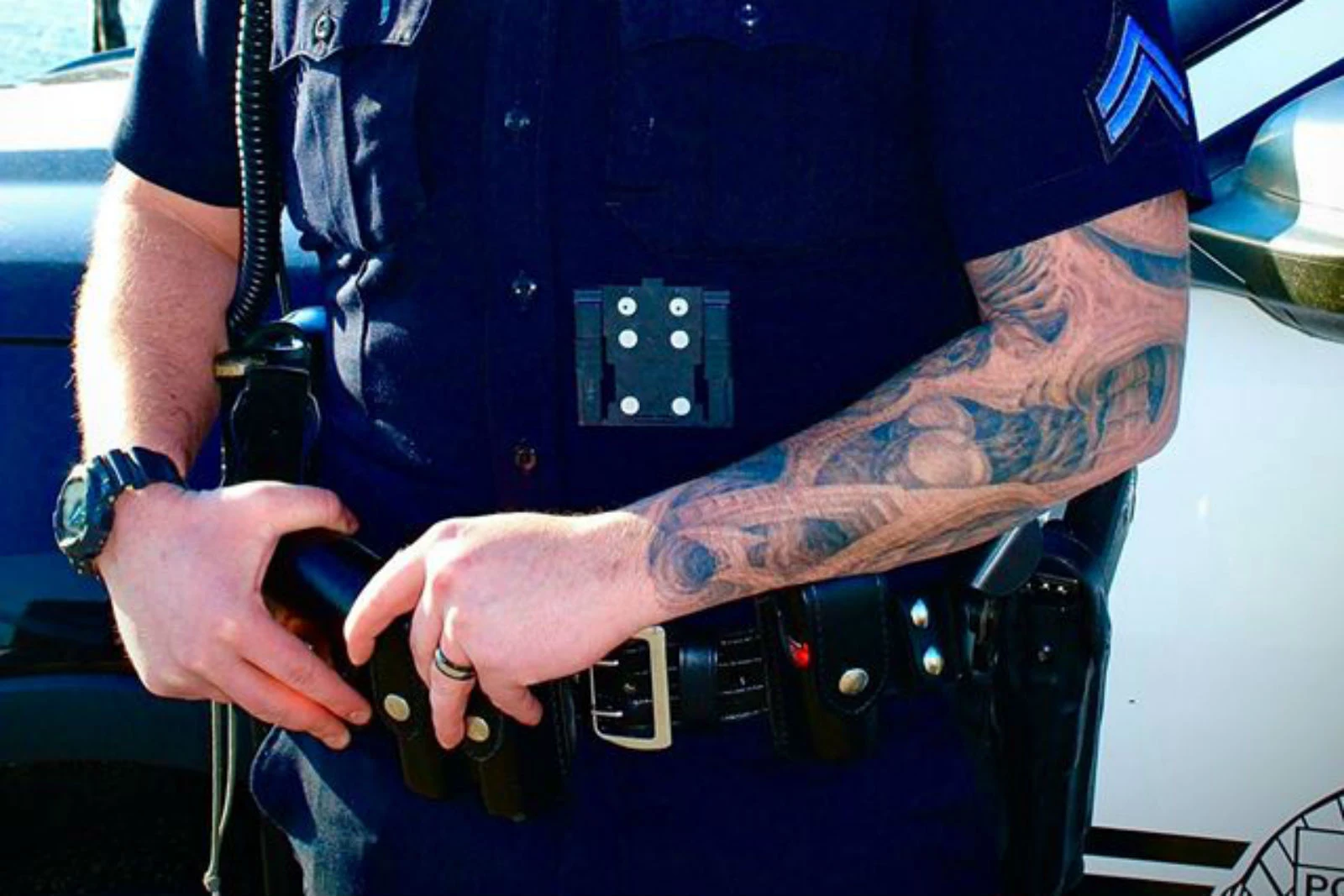 Norfolk Police Department allows full beards tattoos on officers   13newsnowcom