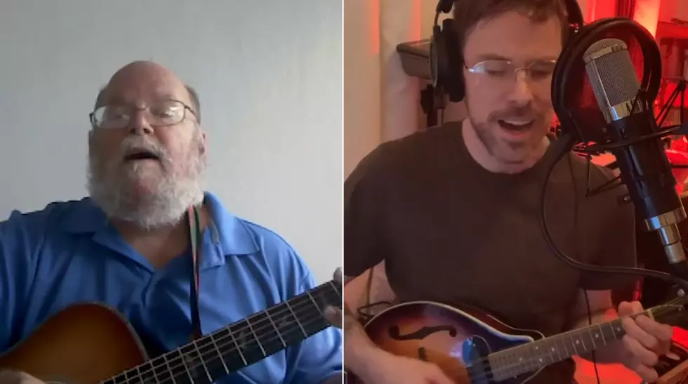 Father And Son Mainers Sing &#8216;Teach Your Children&#8217; While Distanced